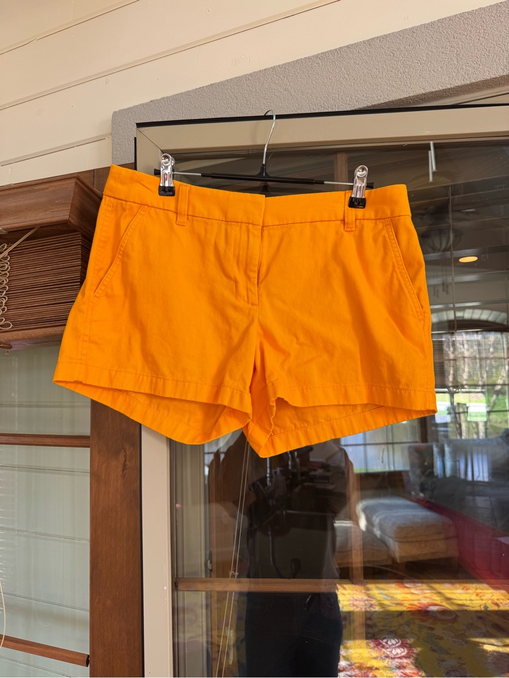 J. Crew Vibrant Orange Cotton Shorts